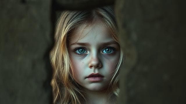 Little Stacey stuck in the walls