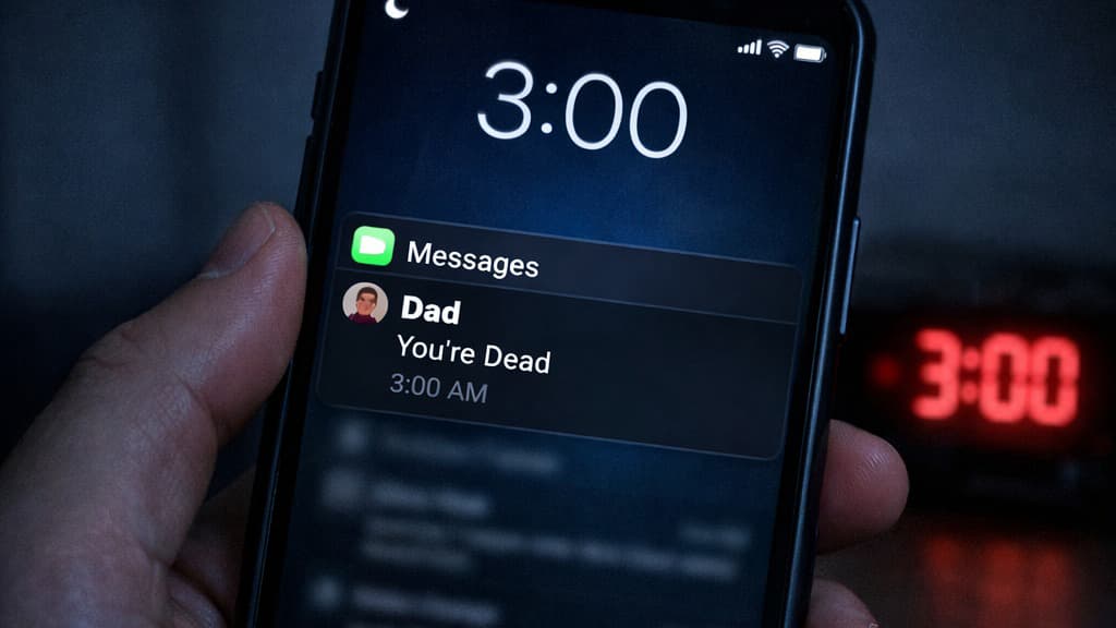 Cover image for story: Don't Text Dad at 3AM 😨