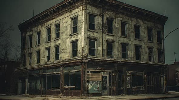 Watch out for ghost in abandoned buildings