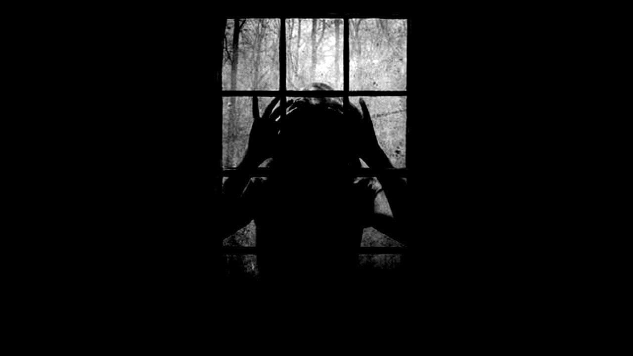 A silhuotte outside a window